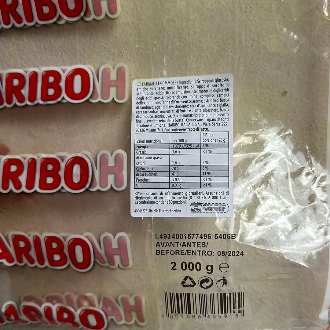 Caramelle Rotelle colorate Haribo