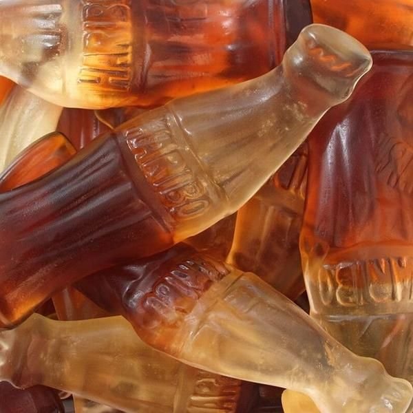 Caramelle Bottiglie cola MAXI lucide Haribo